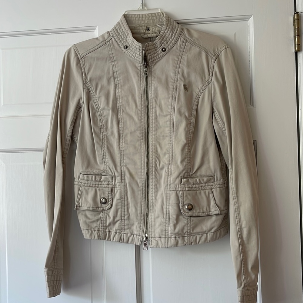 Abercrombie & Fitch Tan Utility Jacket